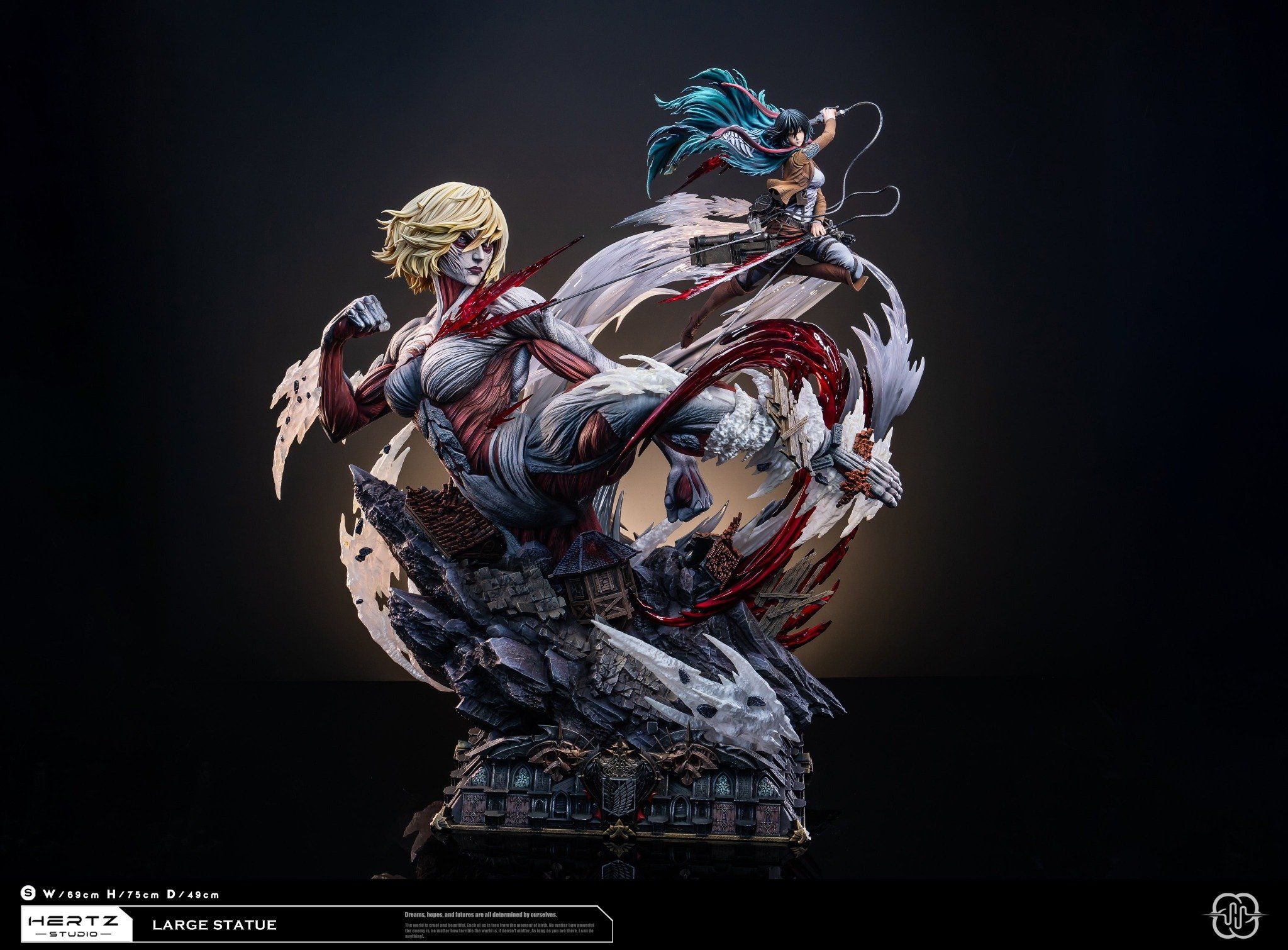 Mikasa vs Annie - Attack on Titan - Hertz Studio
