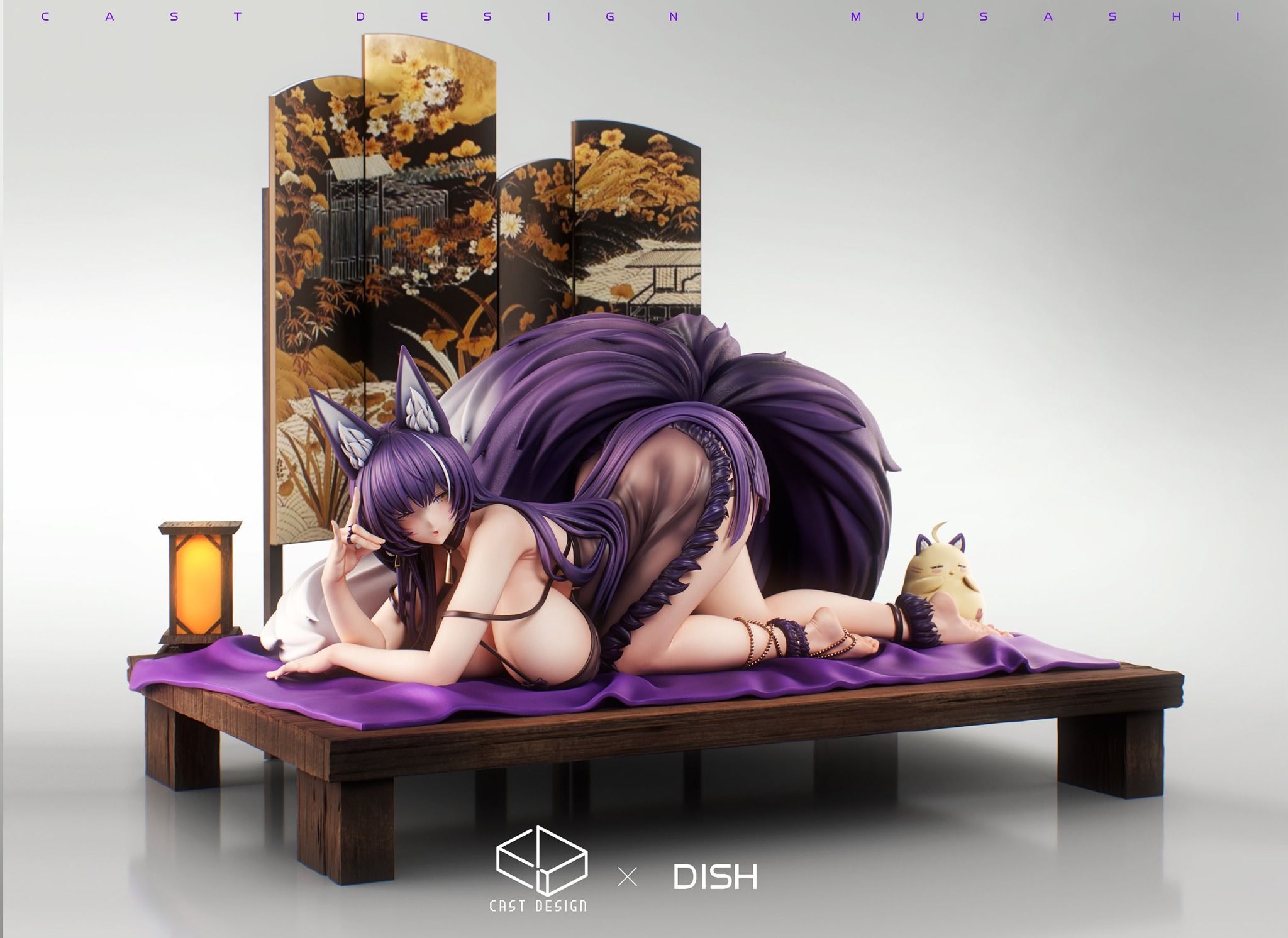 Musashi illustration by Dishwashers 1910 - Azur Lane - Absinthe Studio ( licensed )