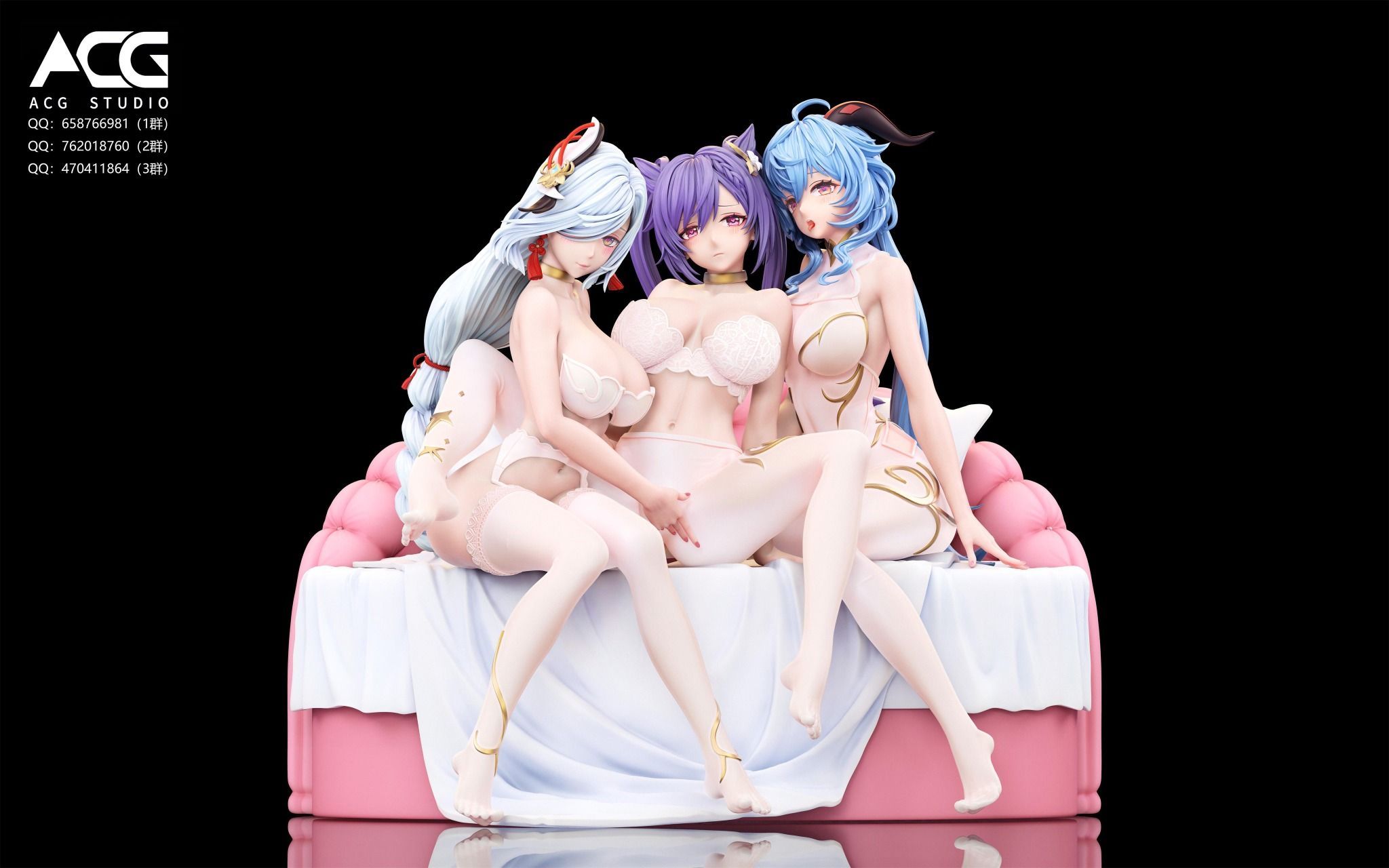 Three Girl - Genshin Impact R18 - ACG Studio