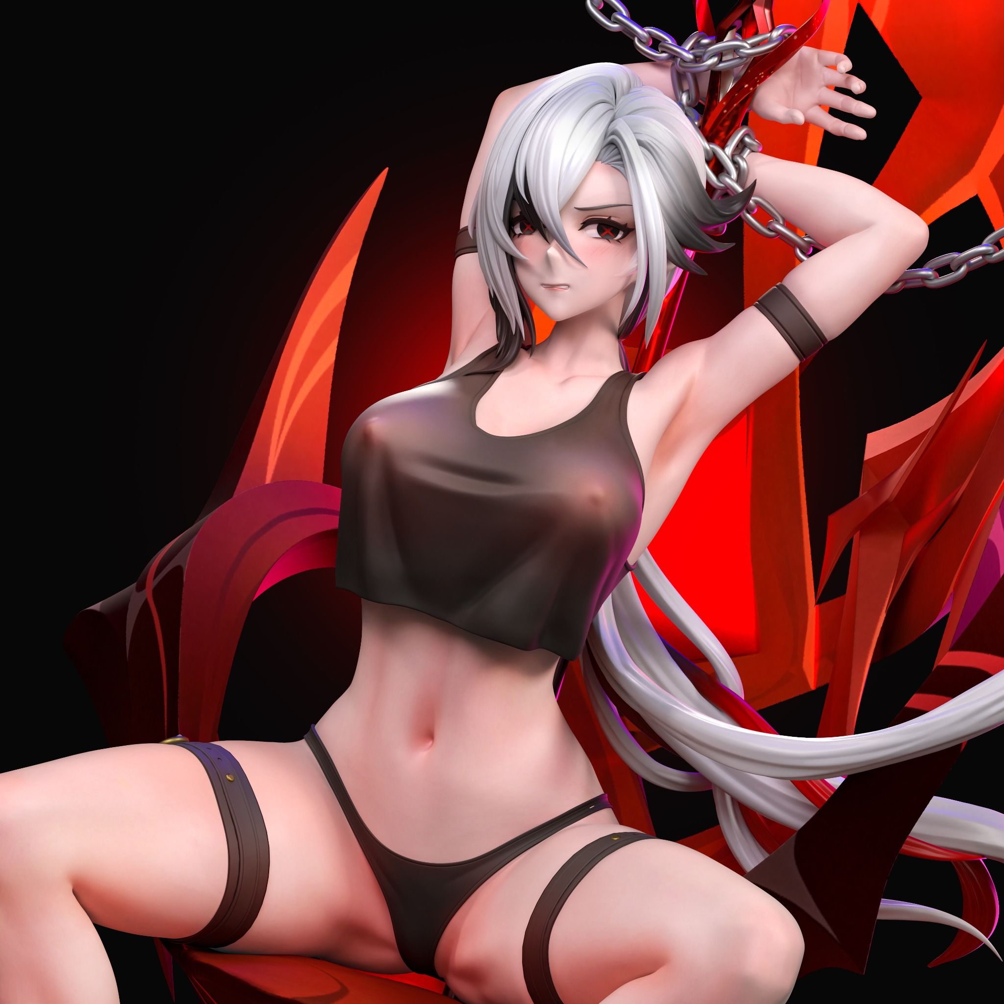 Arlecchino - Genshin Impact R18 - Hakimi Studio