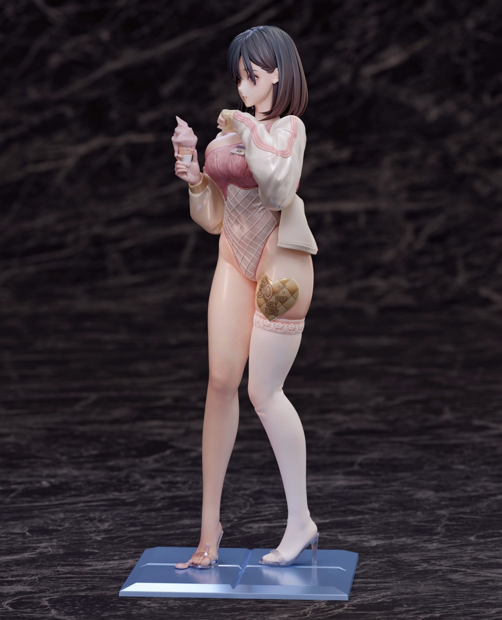 Original Strawberry Sundae Mascot Girl Summer Kana - Soda