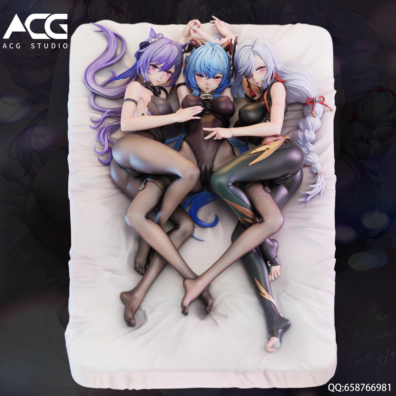 Keqing, Ganyu & Shenhe - Genshin Impact R18 - ACG Studio