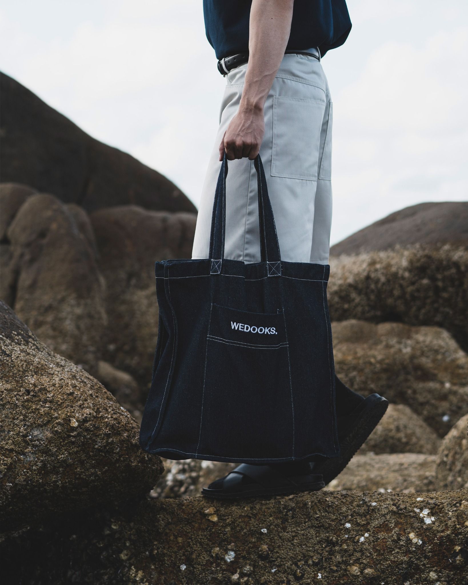 RAW DENIM TOTE