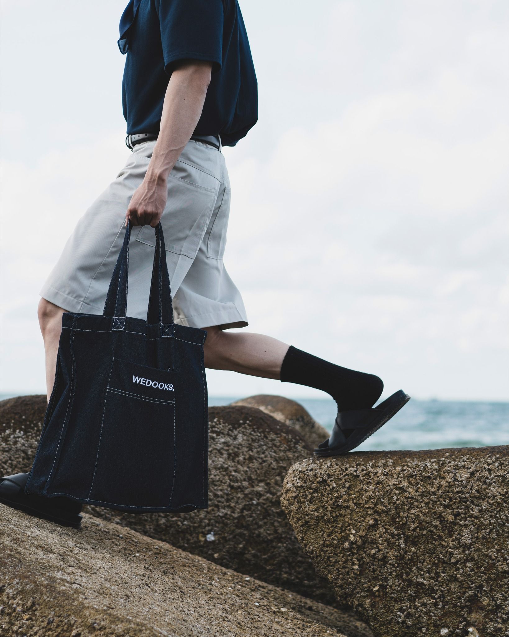 RAW DENIM TOTE