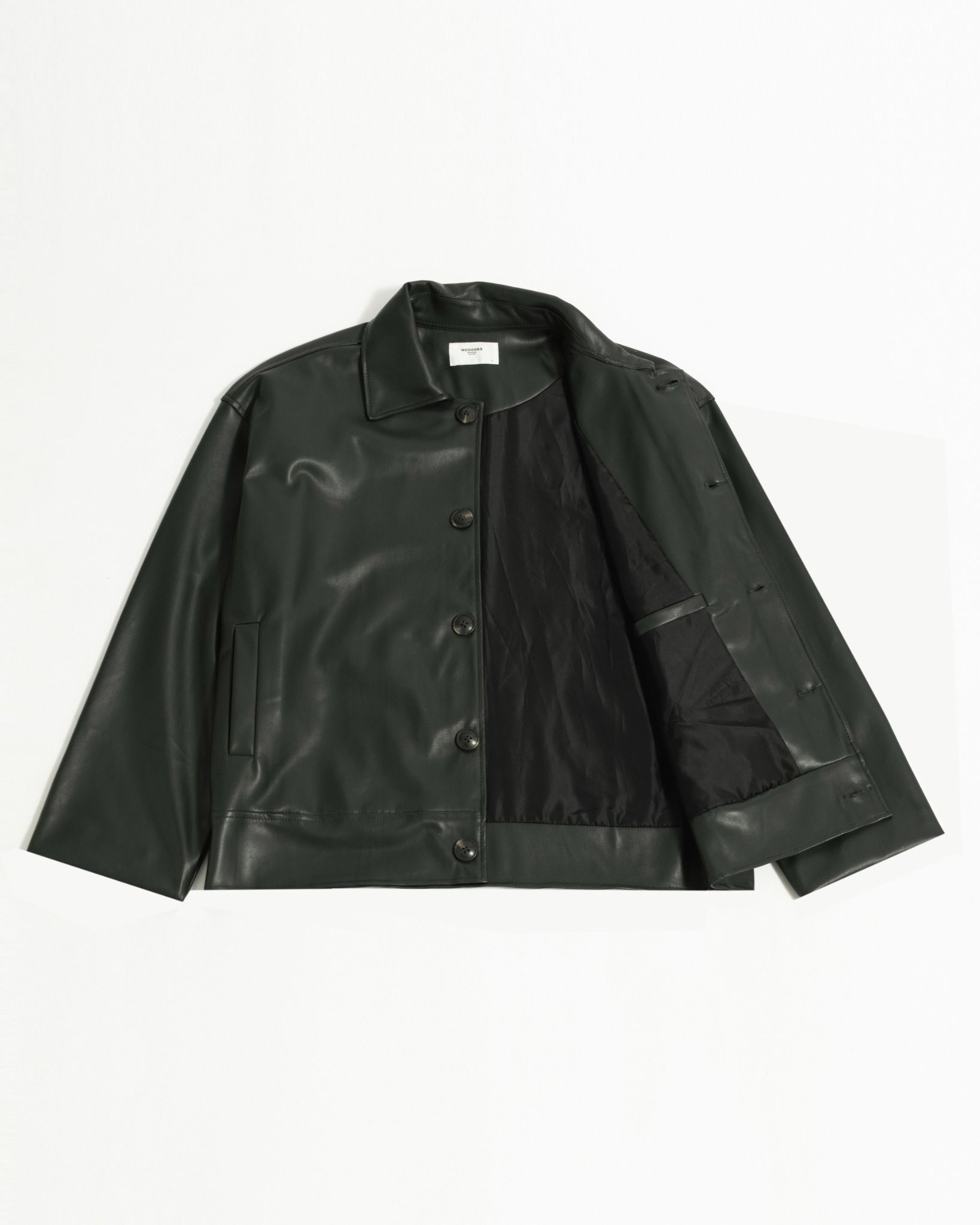 LEATHER JACKET CROPPED | MOSS