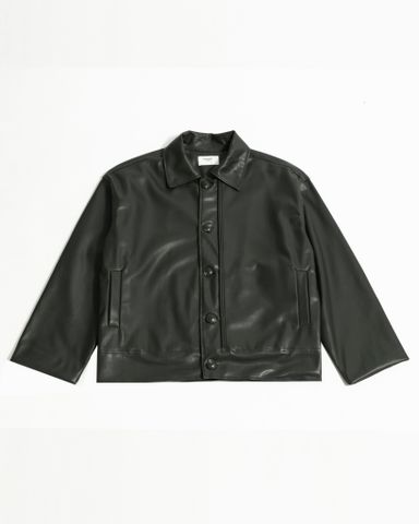  LEATHER JACKET CROPPED | MOSS 