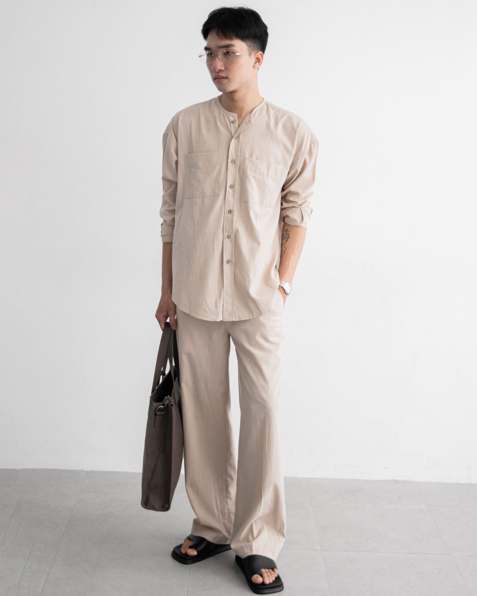 LINEN SHIRTS | BEIGE