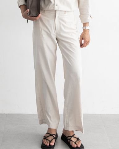  RELAX LINEN PANTS | NATURAL 