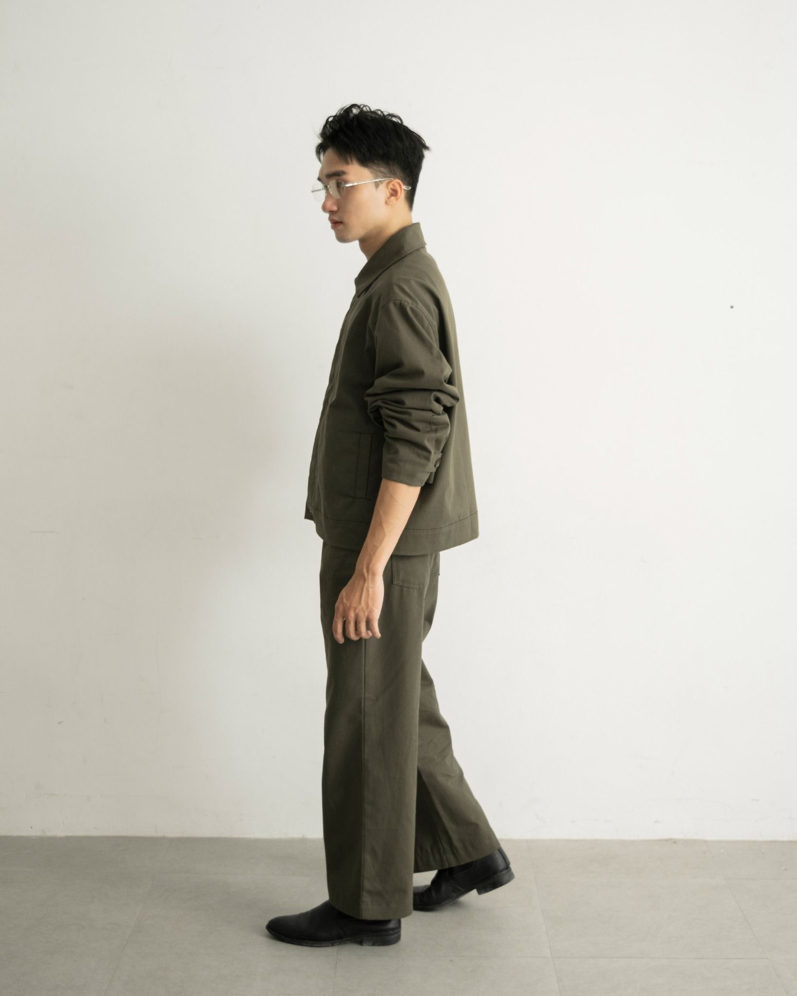 BEGINNING CROPPED JACKET | MOSS