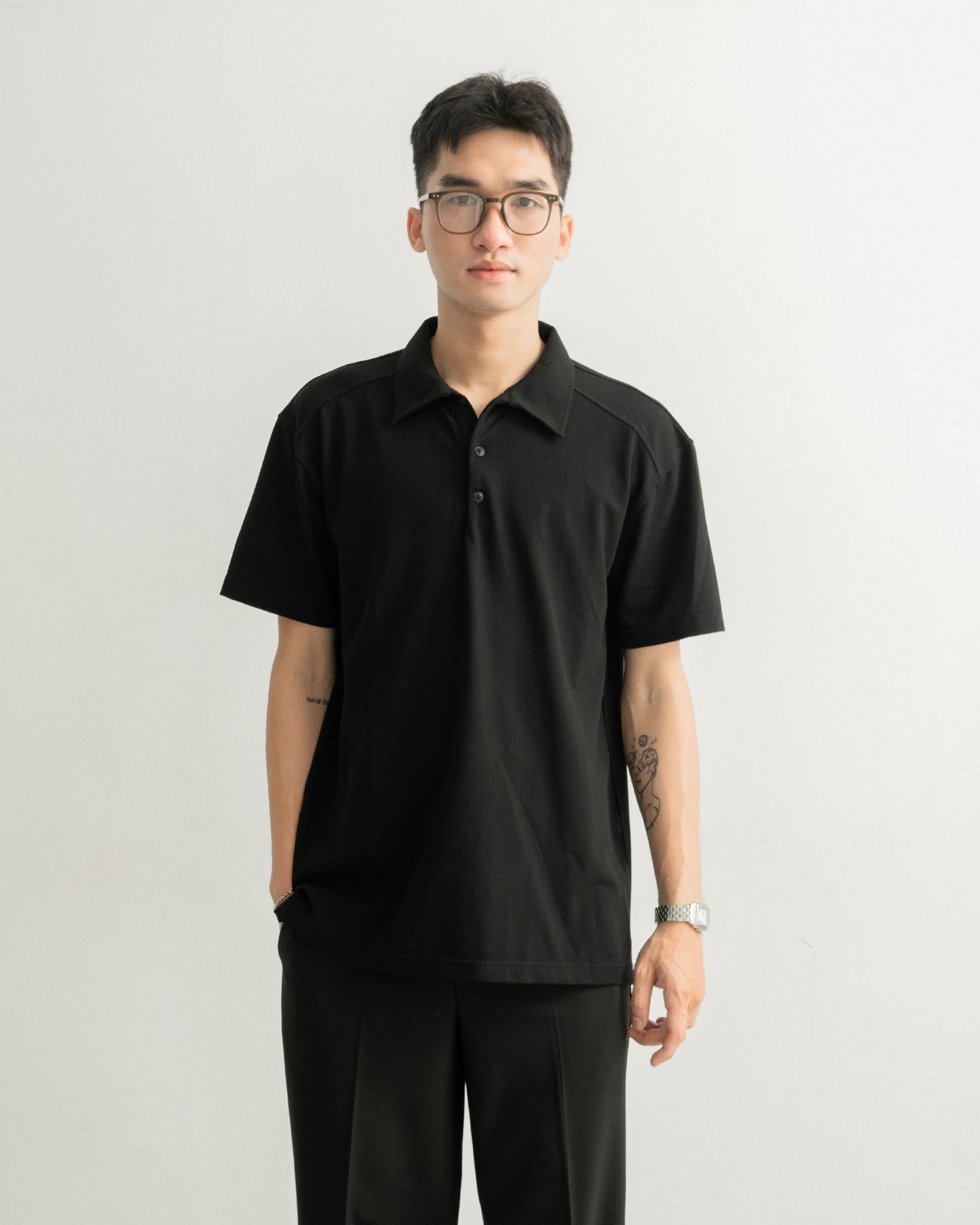 DANSHARI POLO | BLACK