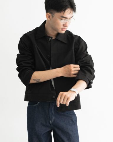  BEGINNING CROPPED JACKET | BLACK 