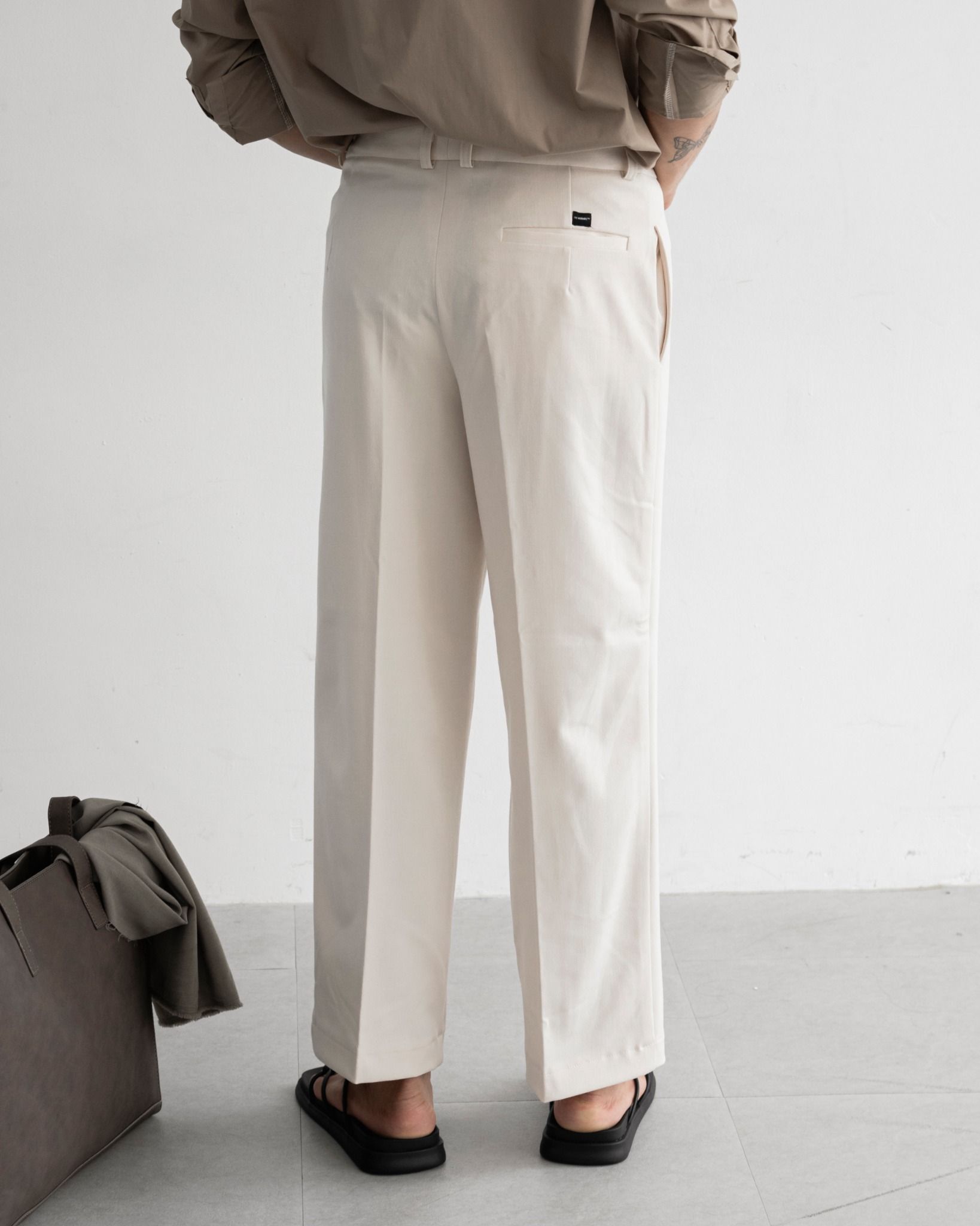 MINIMAL TROUSERS PREMIUM | CREAM