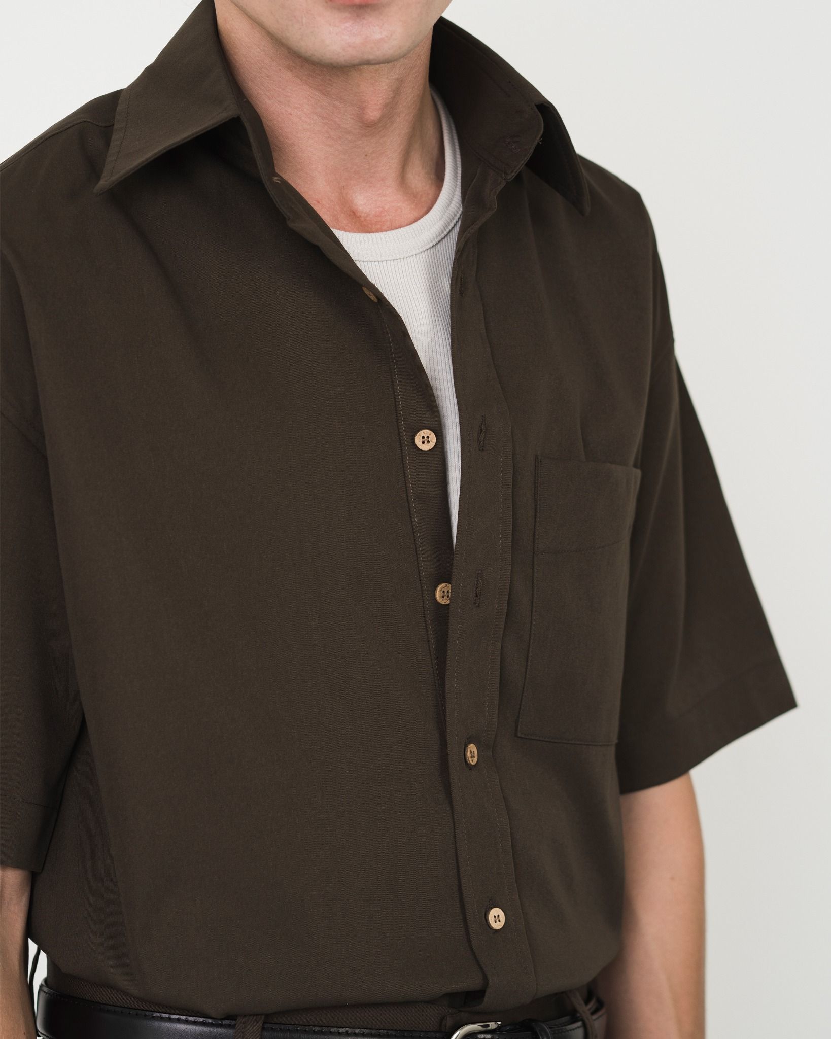 ODYSSEY SHORT SLEEVE SHIRT | BROWN