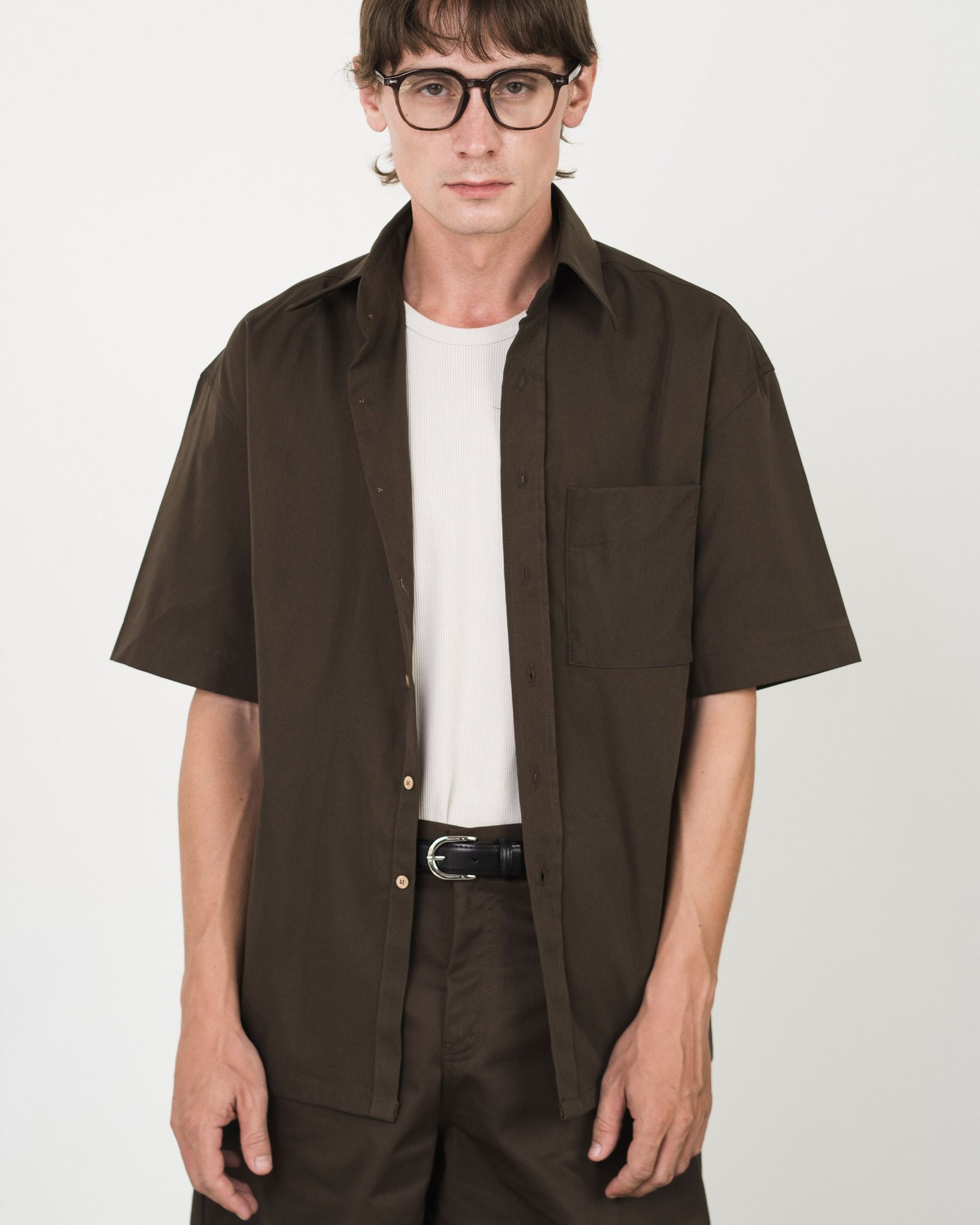 ODYSSEY SHORT SLEEVE SHIRT | BROWN