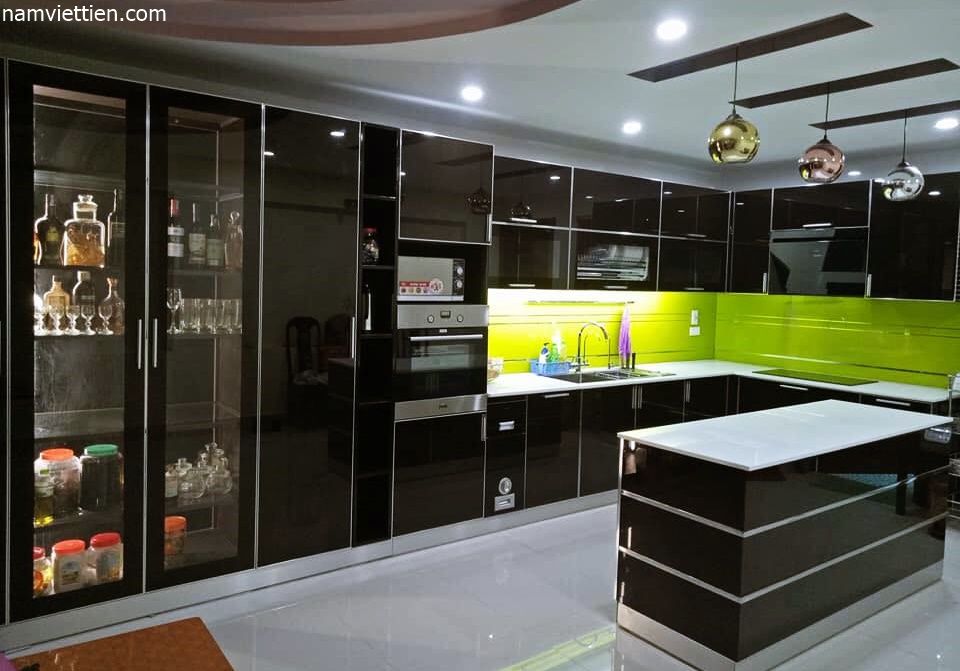 Tủ bếp Nhôm cao cấp