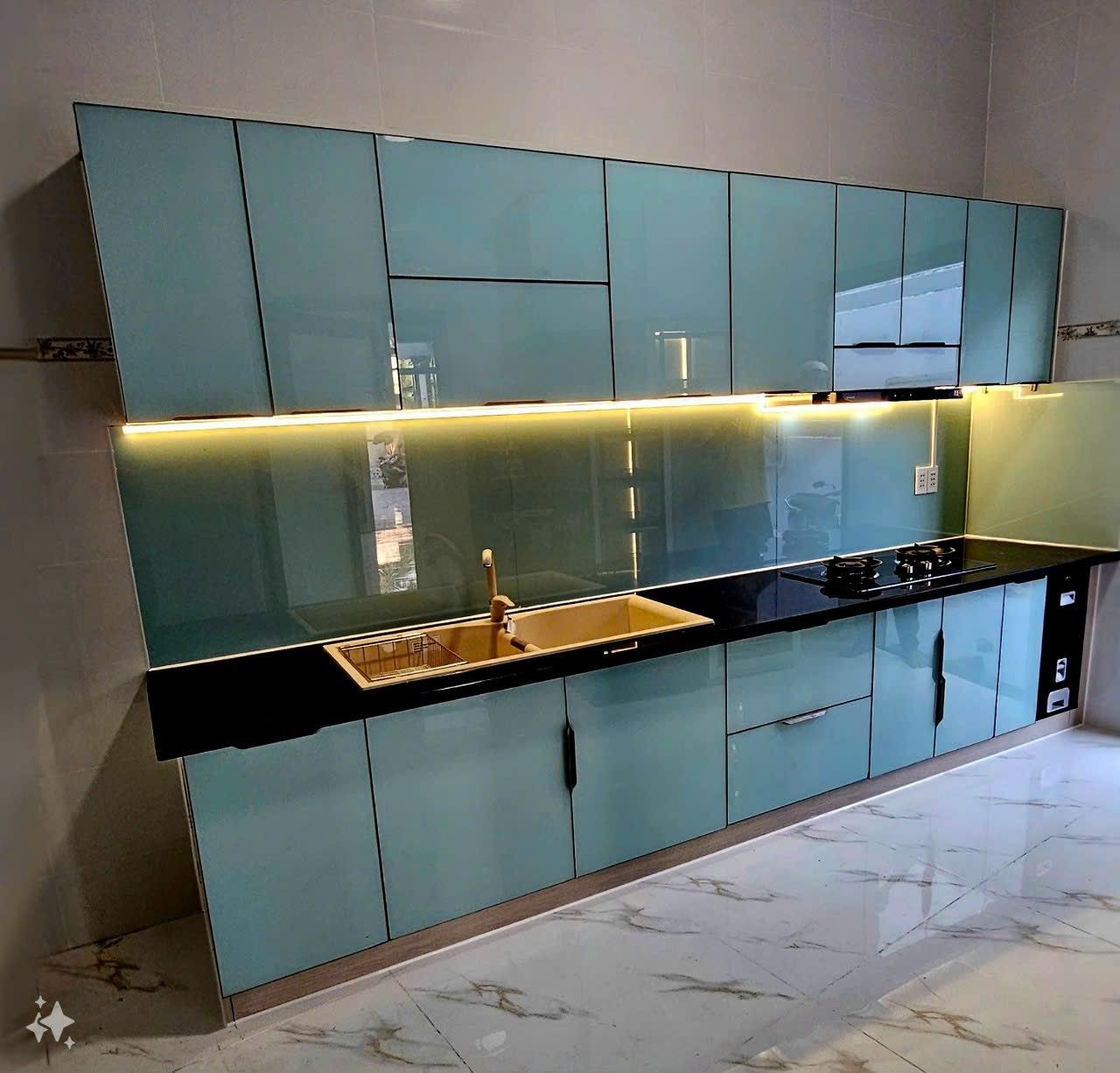 Tủ bếp Nhôm cao cấp
