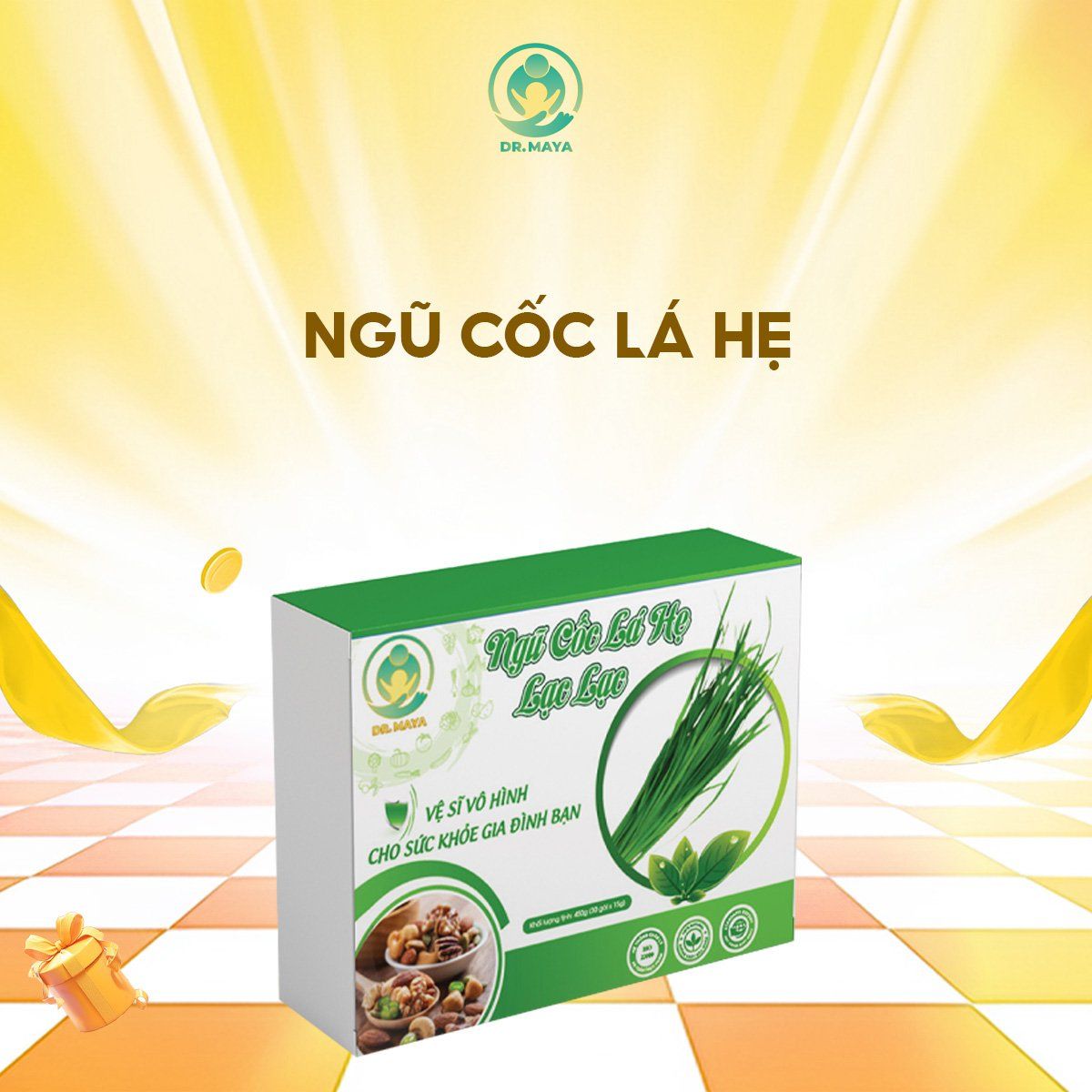 Ngũ Cốc Lá Hẹ Lạc Lạc