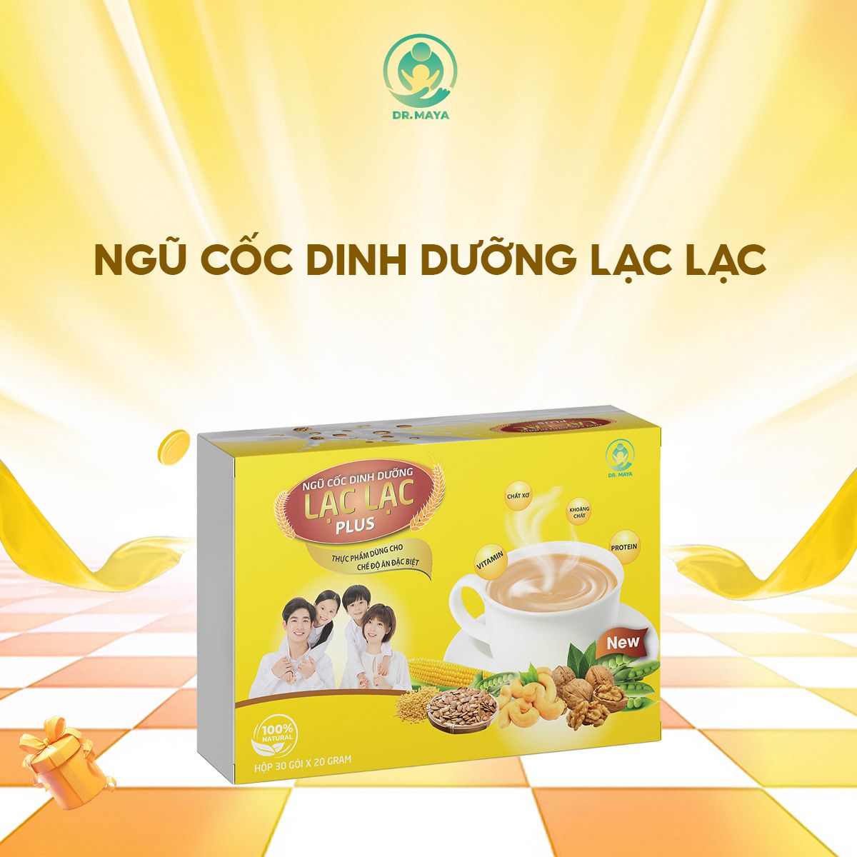 Ngũ Cốc Dinh Dưỡng Lạc Lạc Plus