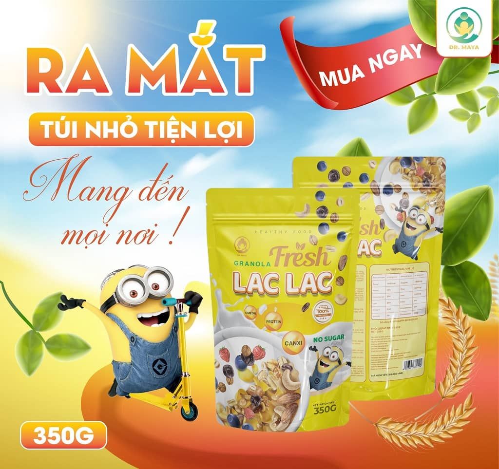 Granola Fresh Lạc Lạc 350g