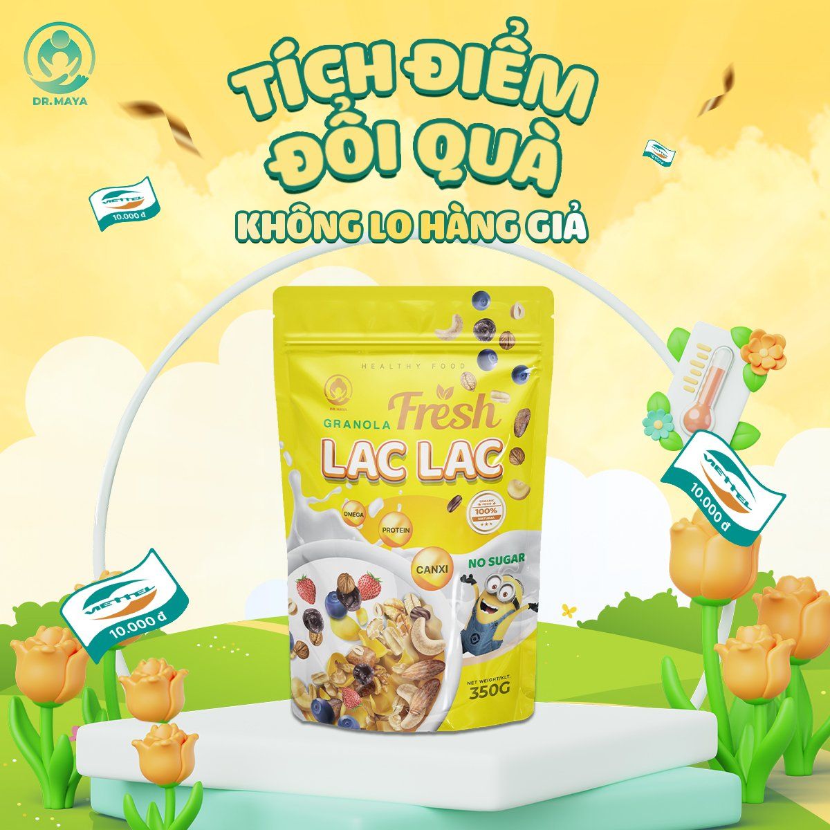 Granola Fresh Lạc Lạc 350g