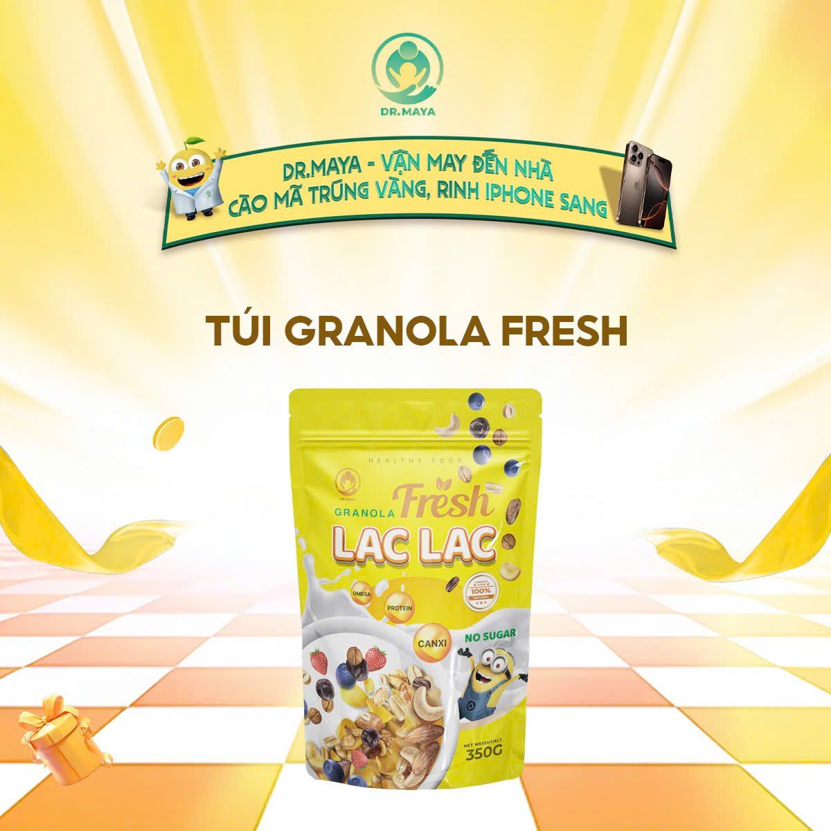 Granola Fresh Lạc Lạc 350g