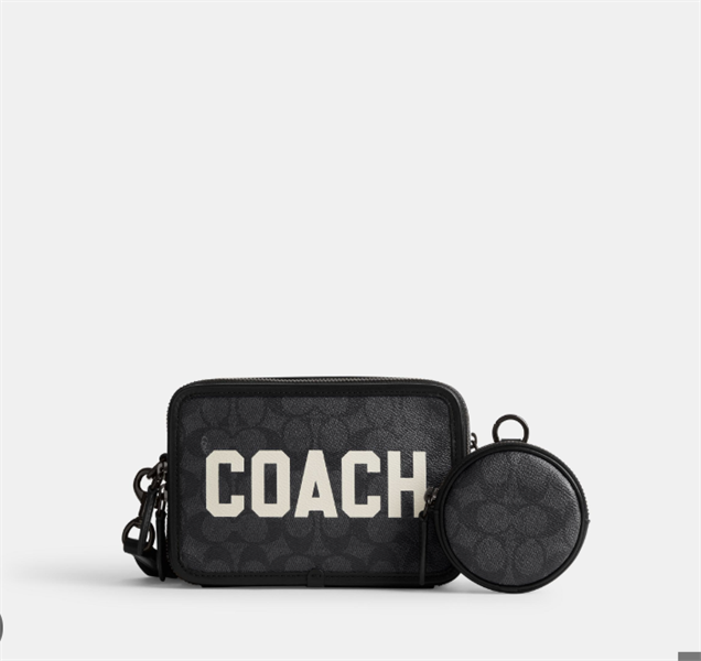 Túi Coach Charter 19 Crossbag DS Black - 19x13x6cm