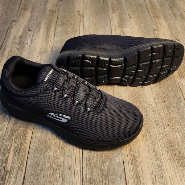 Giày Thể Thao Nam Skechers cột dây HN Đen