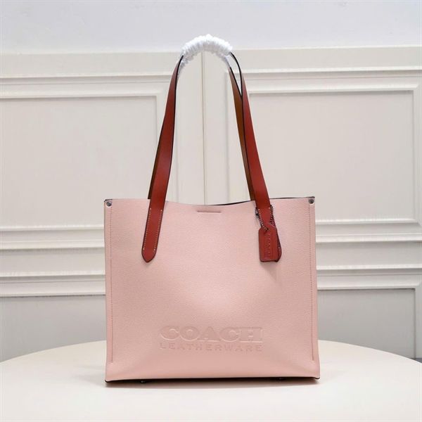 Túi Coach Relay Tote Bag 34 Leatherware DS Pink