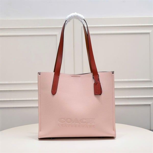 Túi Coach Relay Tote Bag 34 Leatherware DS Pink