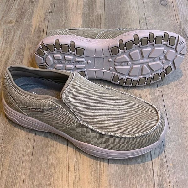 Giày thể thao Skechers Denim Big size DP 03 Xám