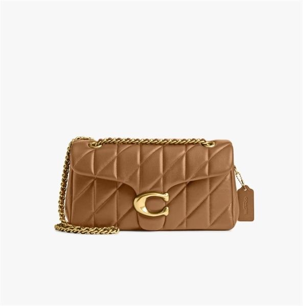 Túi Coach Tabby Shoulder 26 Quilting DS L.Brown