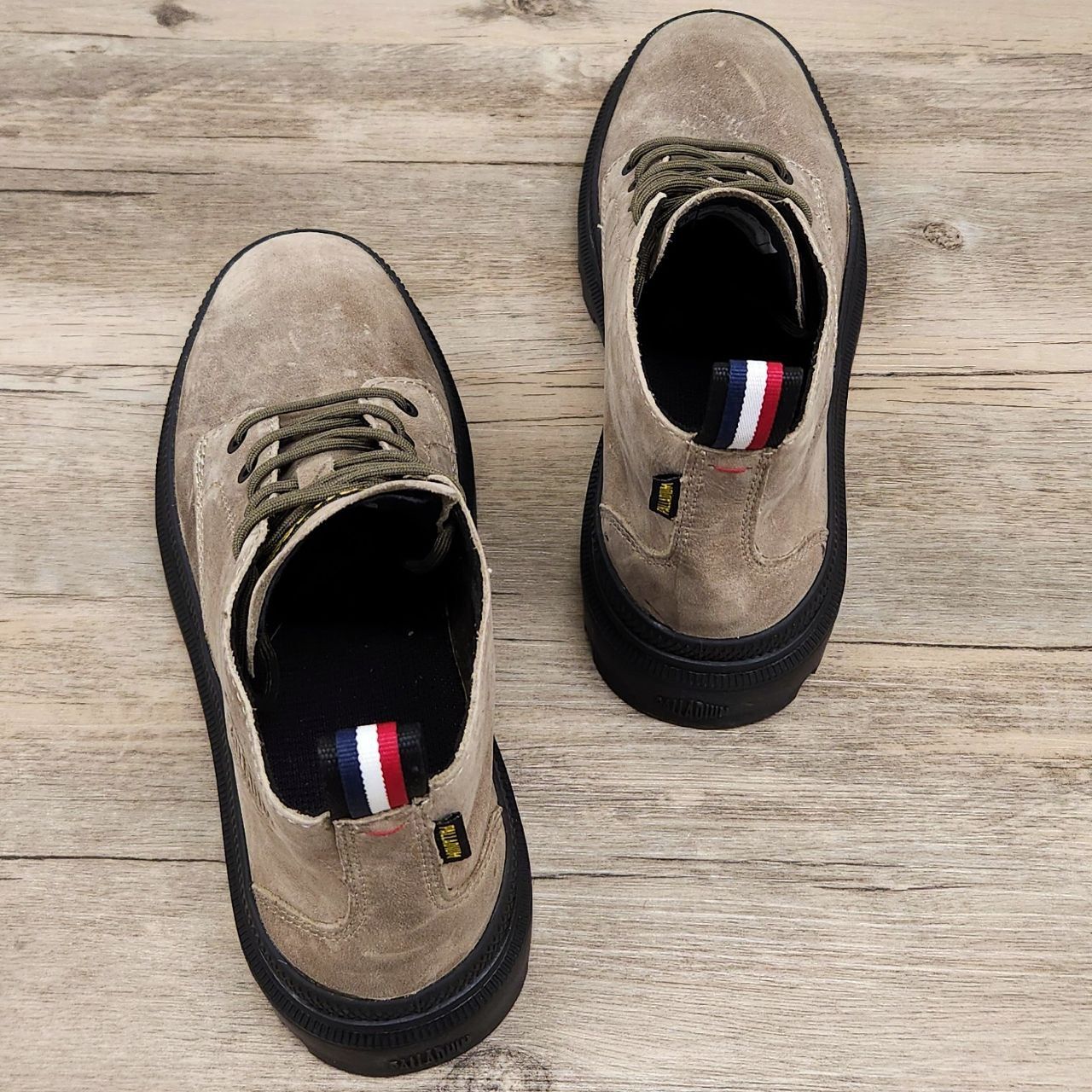 Giày Palladium cổ cao DP Xám