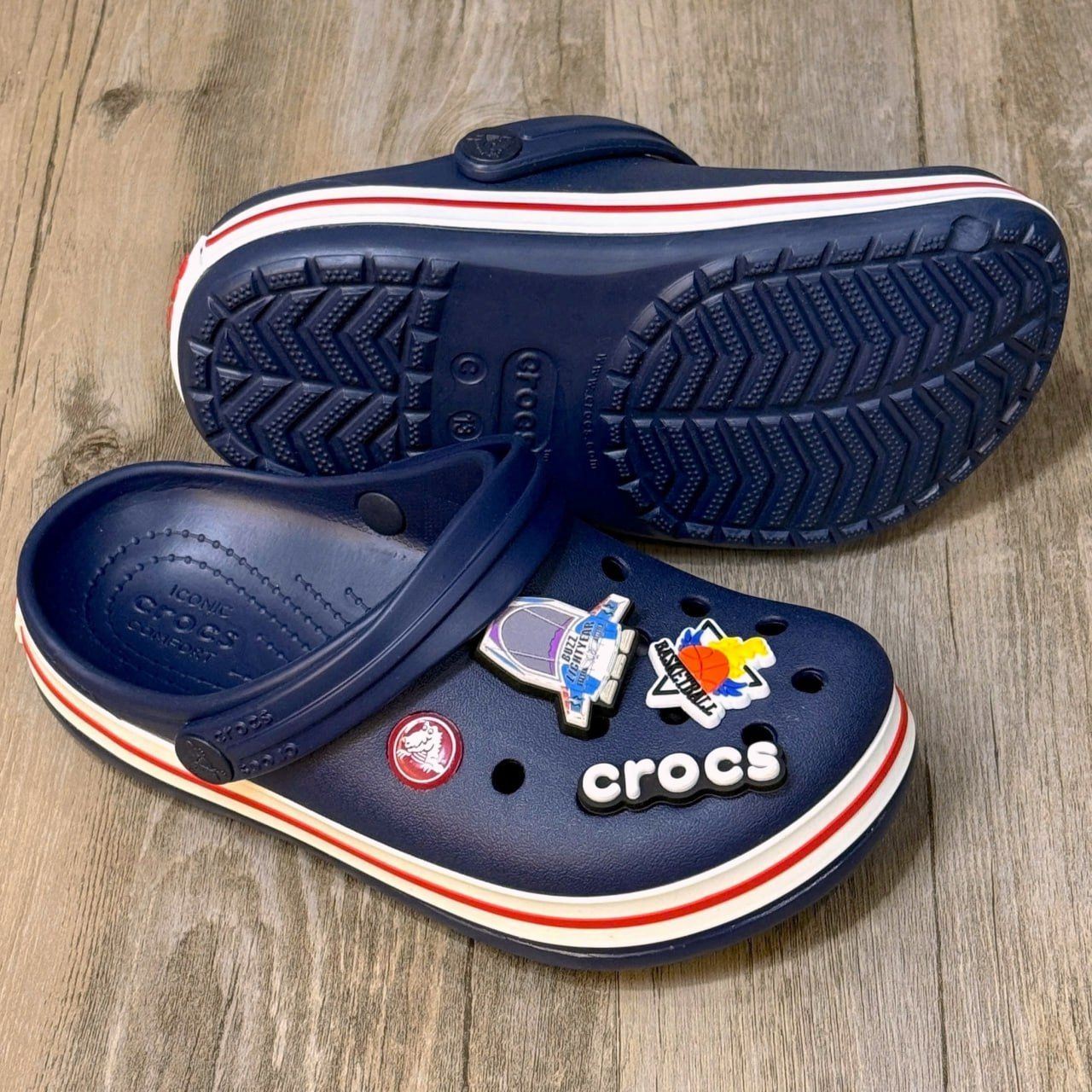 Dép Crocs Kid Crocband Clog HN Navy