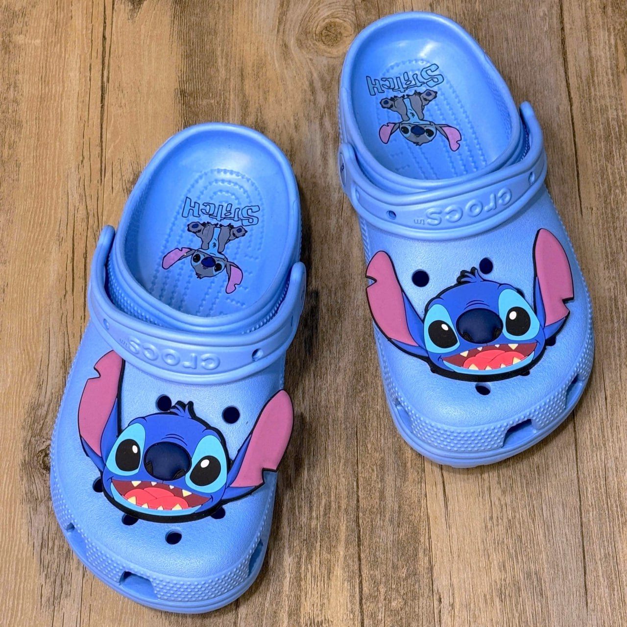 Dép Crocs Kid Clog Disney Stitch HN Blue