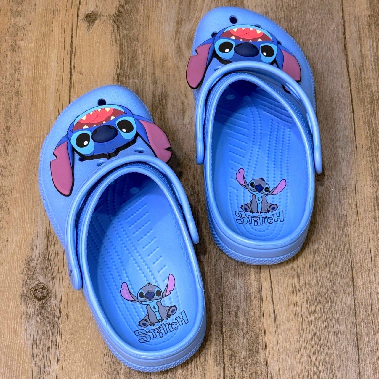 Dép Crocs Kid Clog Disney Stitch HN Blue