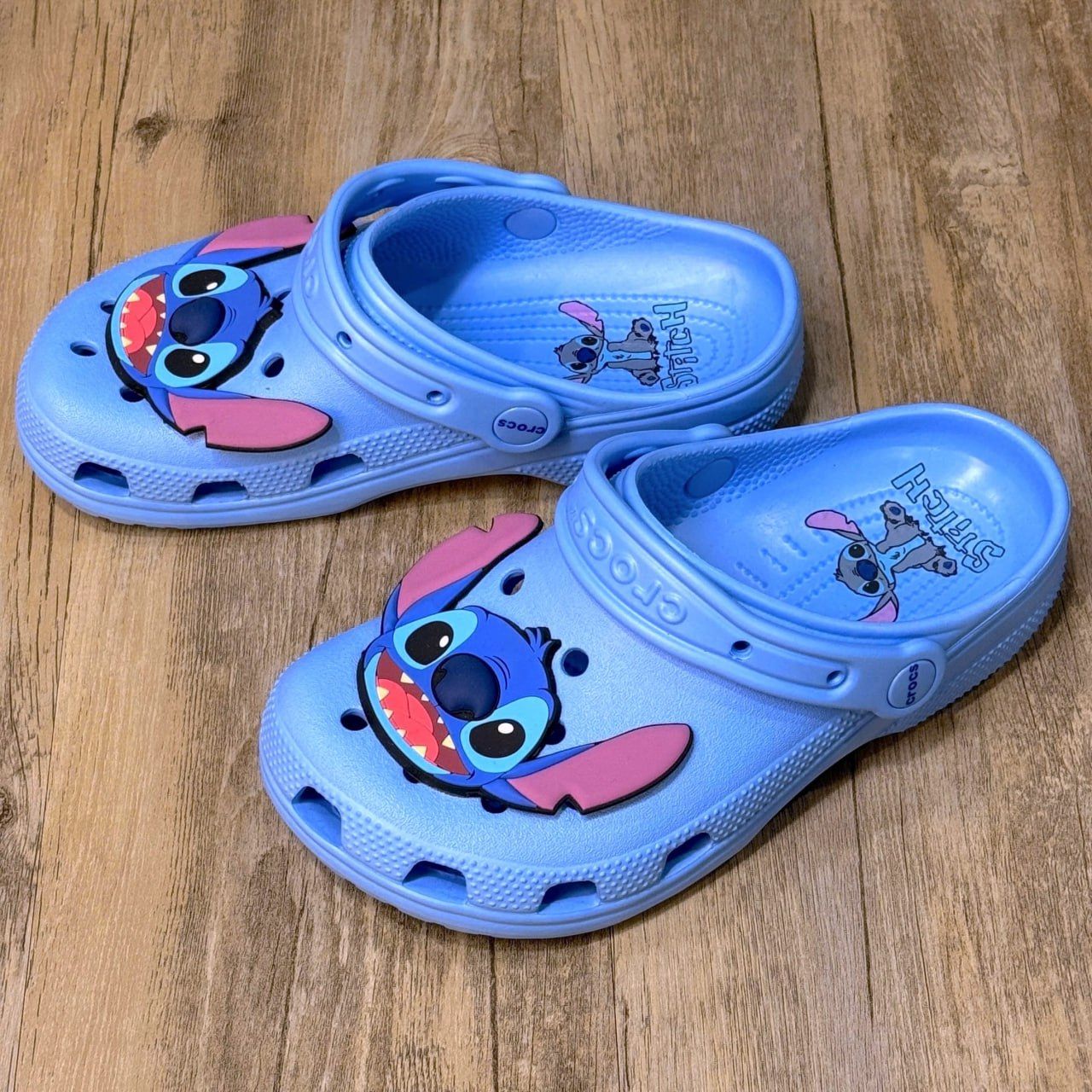 Dép Crocs Kid Clog Disney Stitch HN Blue