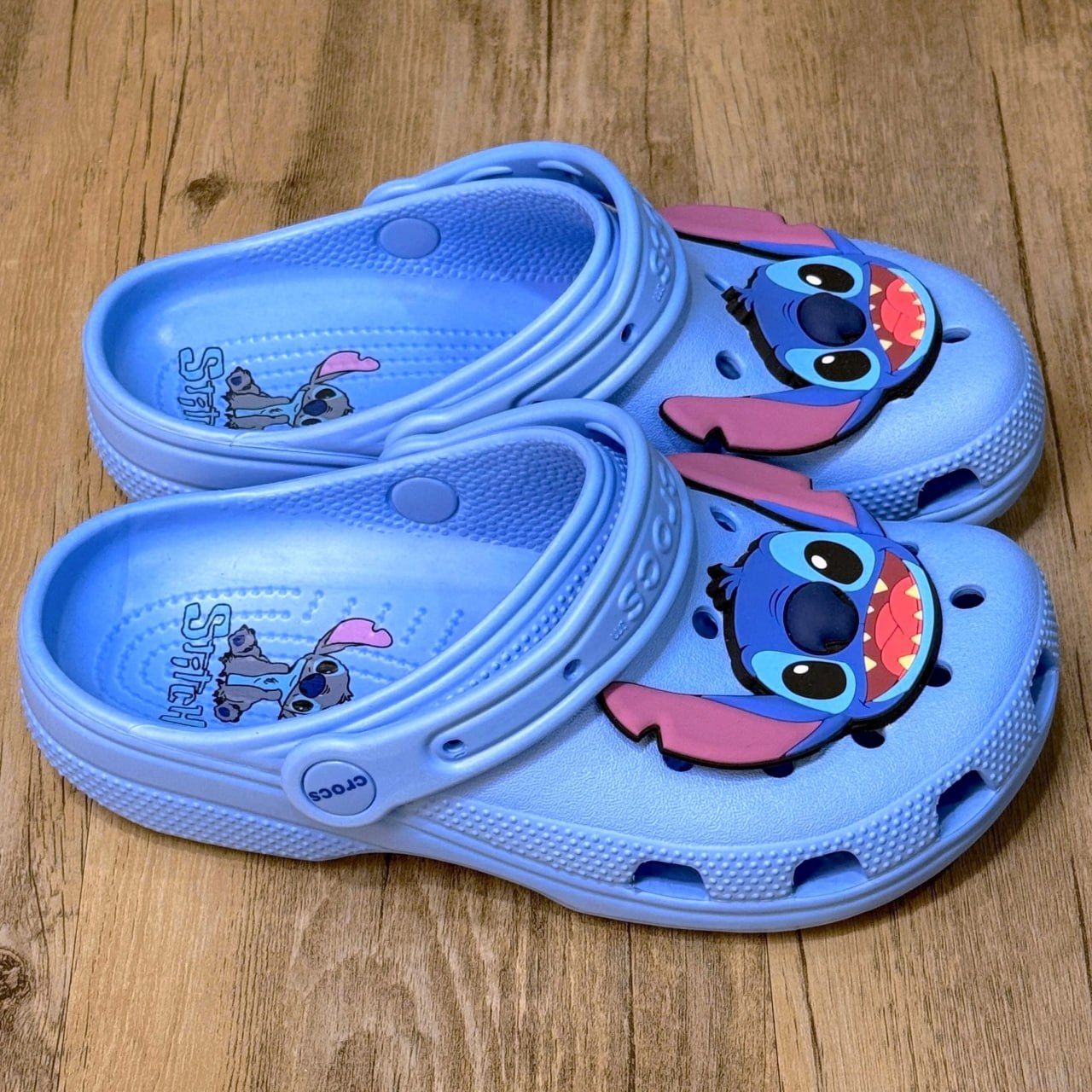 Dép Crocs Kid Clog Disney Stitch HN Blue