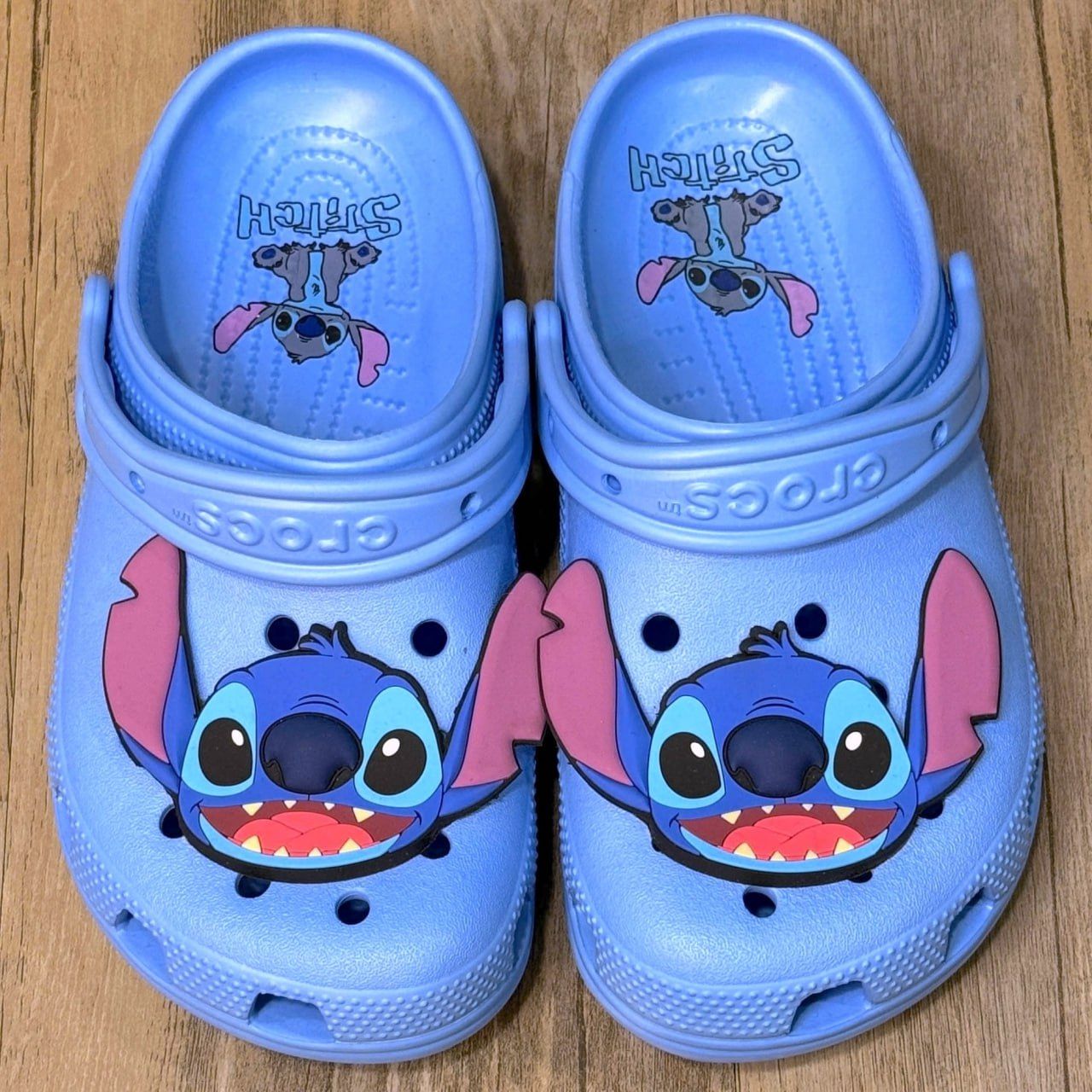 Dép Crocs Kid Clog Disney Stitch HN Blue