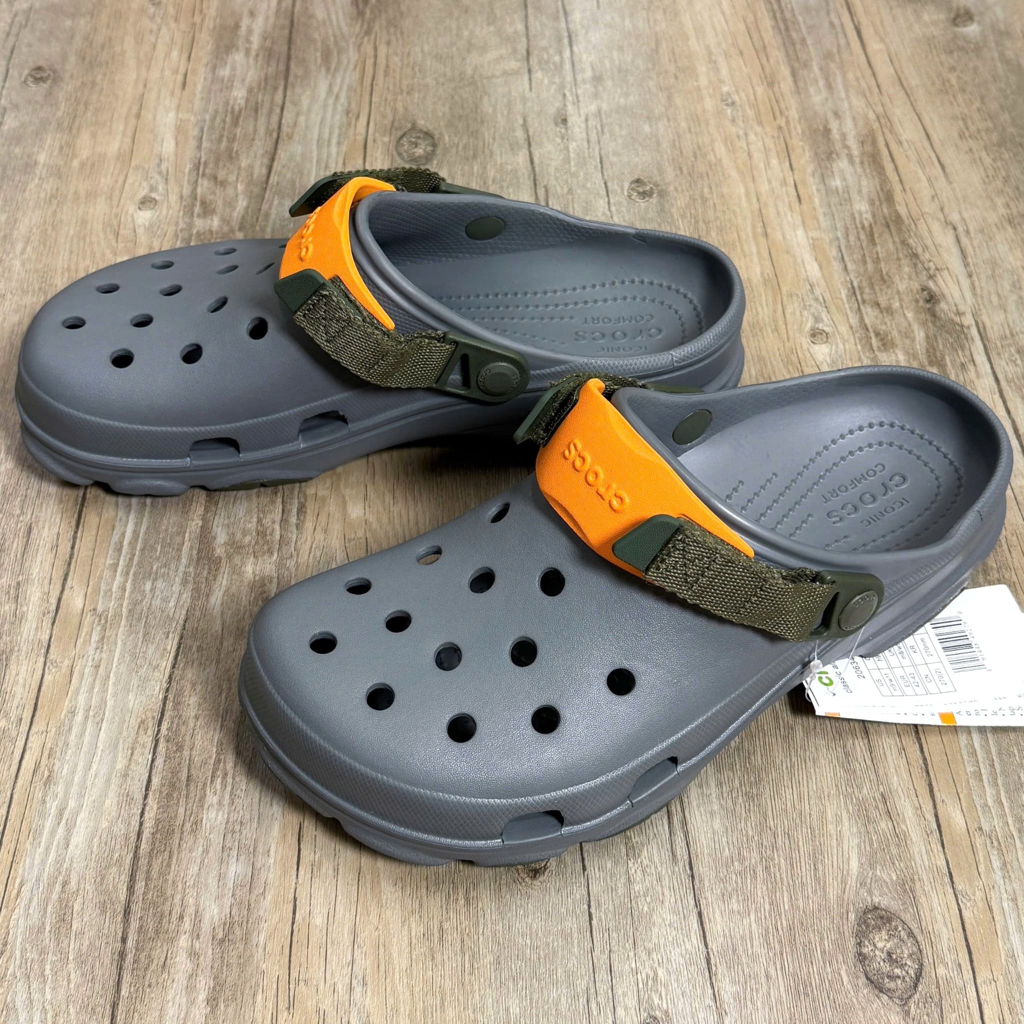 Dép Crocs Classic Terrain Clog HN Charcoal Gray