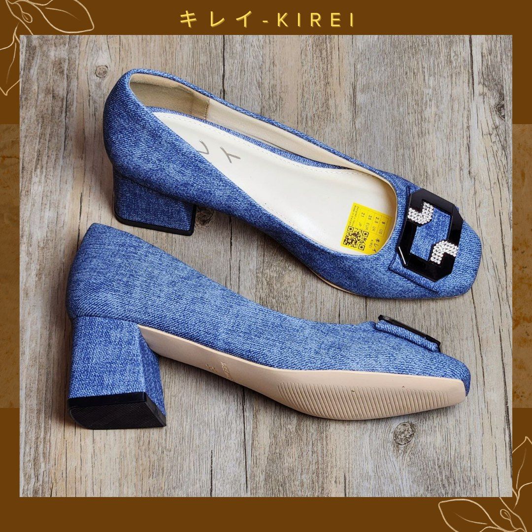 Giày Kirei cao gót 3D-Print 4P CP Jeans