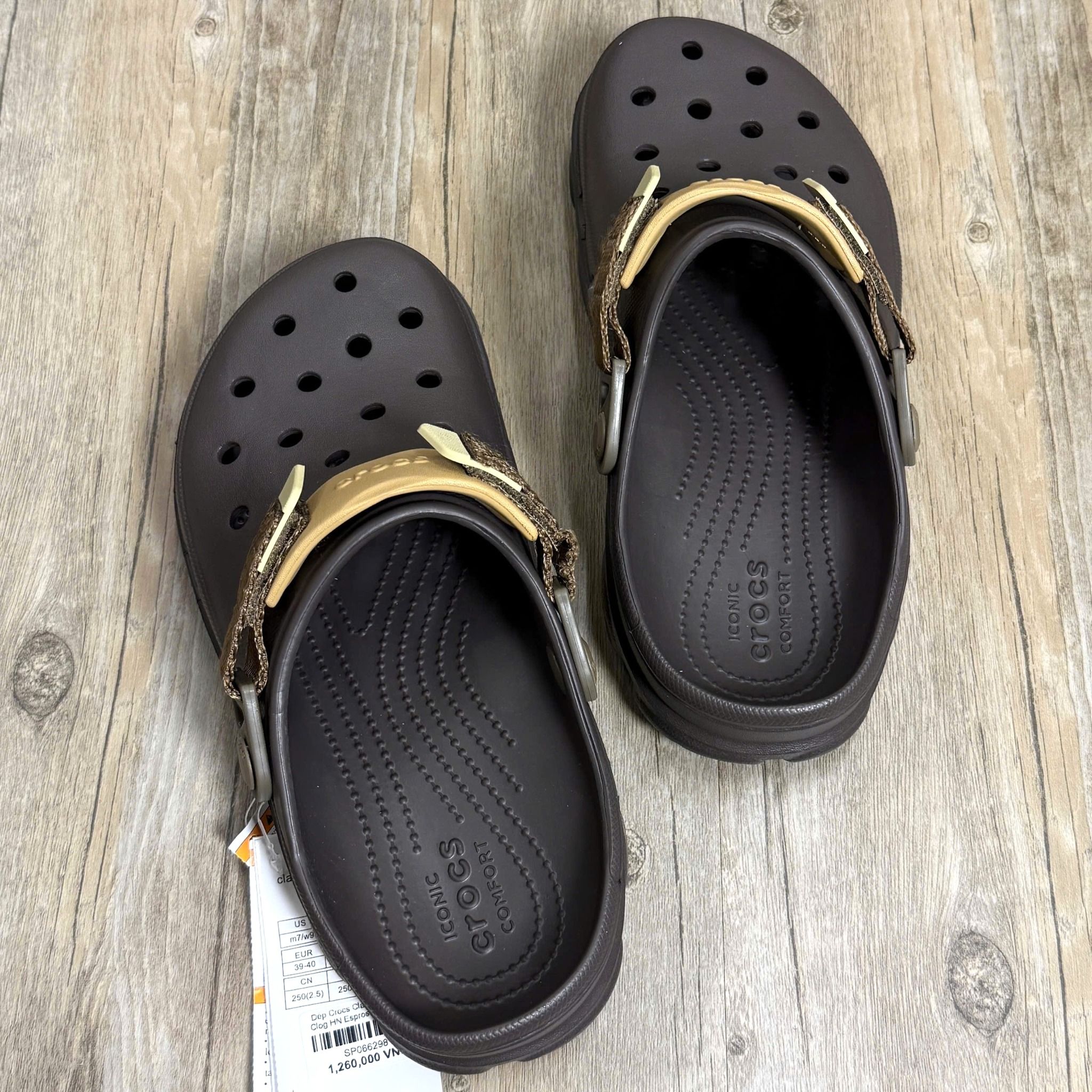 Dép Crocs Classic Terrain Clog HN Esproso