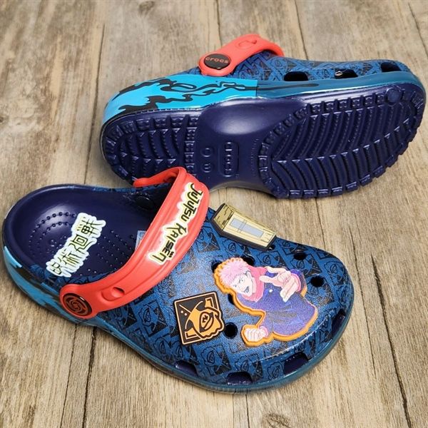 Dép Crocs Kid Clog Jujutsu Kaisen HN Navy