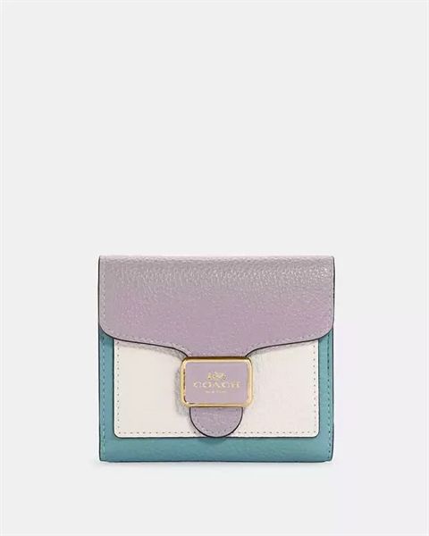 Ví Coach Pepper Wallet DS Purple/L.Blue