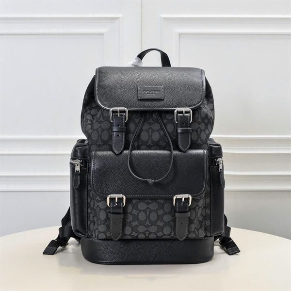 Balo Coach Sprint Backpack In Signature Jacquard DS Black