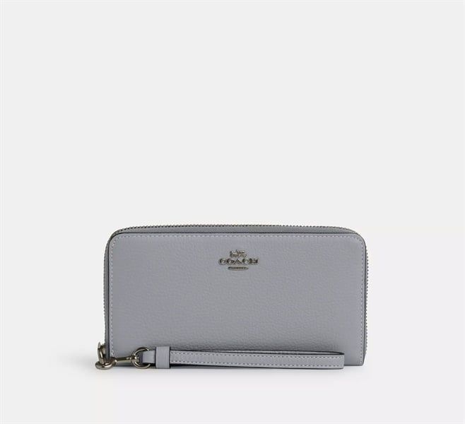 Ví Coach Long Zip Around Wallet DS Grey