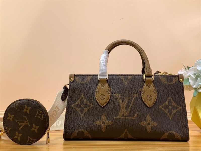 Túi xách - LV OnTheGo East West Monogram DS Nâu