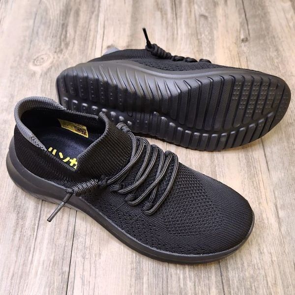 Giày thể thao Nhật Hansamu walk unisex HD Đen