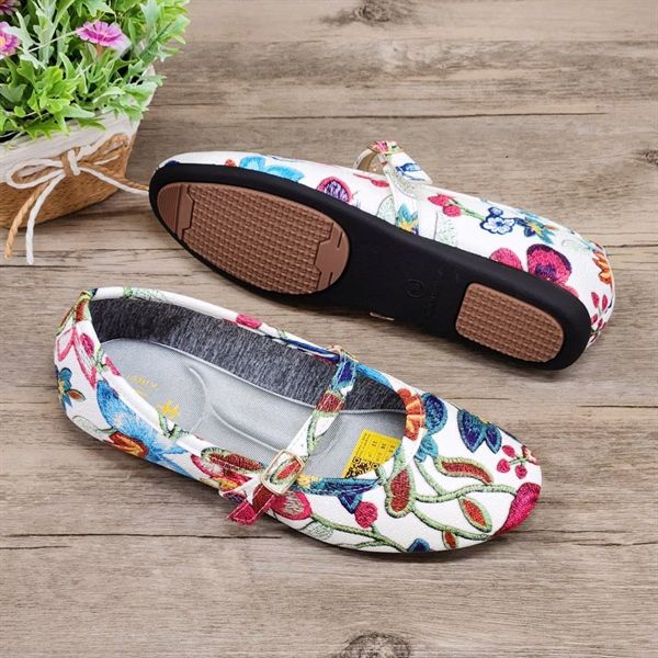 Giày Búp Bê Kirei 3D FEP 02 CP Hồng/Trắng