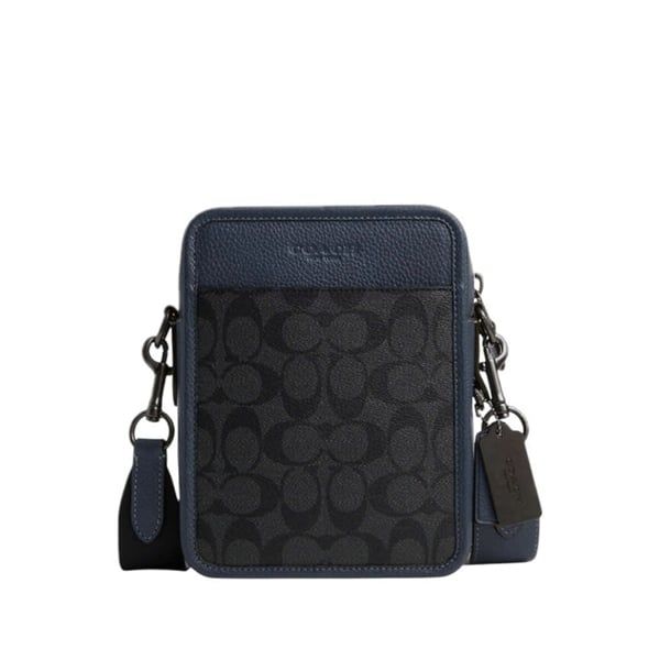 Túi Coach Sullivan Crossbody Bag In Signature Canvas DS Bule/Black