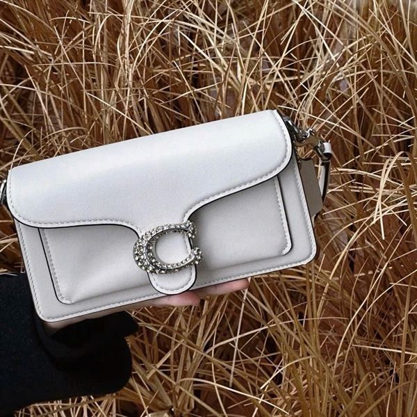 Túi Coach Tabby Shoulder 20 T-RB DS White